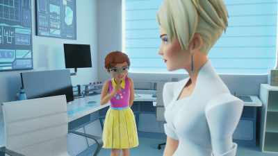 Certain portions
of the eye - LEGO Friends: Girls on a Mission