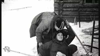 Certainly not just
walking along in the snow - An Unknown Compelling Force