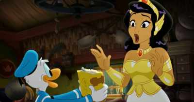 Cha-ching!
(laughs) - Legend of the Three Caballeros
