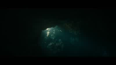 Namor: Chaac led him to a plant sprouting from a blue rock. - Black Panther: Wakanda Forever