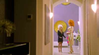 Chad said
you had to put your balls up somewhere, - AJ and the Queen