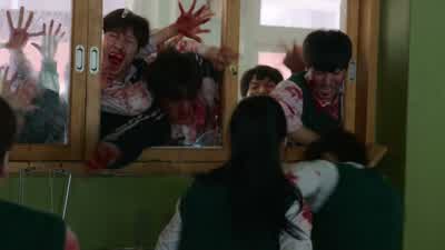 책상 가져와   야, 막아! - All of Us Are Dead