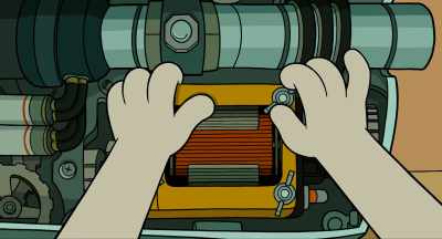 [Chain rattles, Dog exclaims] - Robot Dreams