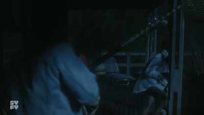 [chainsaw whirring] - Slumber Party Massacre