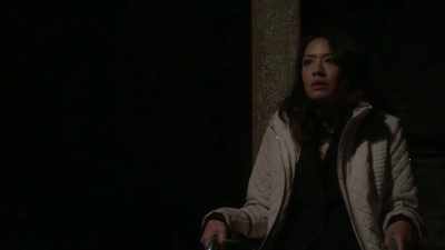 [ Chair legs
scraping on ground ] - The Blacklist: Redemption