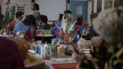 -(chairs sliding)
-(phone buzzing) - We Are Who We Are
