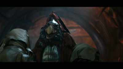 Chamberlain is back
in Emperor's good graces, - The Dark Crystal: Age of Resistance