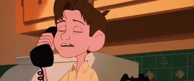 Champ SIugger Cowboy Where you goingI'm going outWhy not take Mr MansIey with you Show him the sightsOh Mom the sights - The Iron Giant
