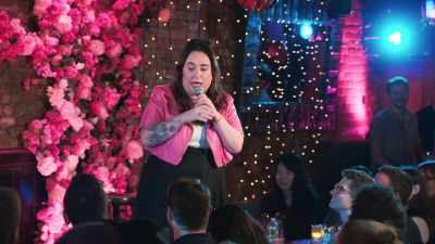 Change the thermostat,
come back out, "I'm hot!" - Liza Treyger: Night Owl