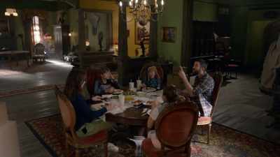 Changed out the chandelier,
rehung it this afternoon. - Secrets of Sulphur Springs