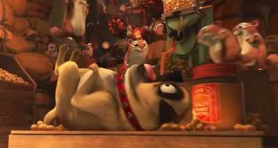[chanting] Stuff your face until it's
pink. How many peanuts can you drink? - The Nut Job 2: Nutty by Nature