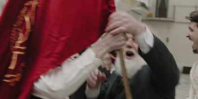 [chanting] Today is our day!
Today is our day! - Padre Pio