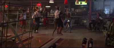 [chanting]
Uh! Uh! - Tank Girl