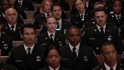 Chaplain:
And if, while on duty,
I must answer death's call, - Station 19