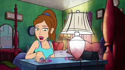 ChapStick, bejeweled calculator,
obviously, - Bless the Harts