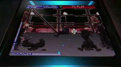 [characters crying out]
[shooting] - Insert Coin