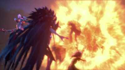 -Charge!
-[all yelling] - Wizards: Tales of Arcadia
