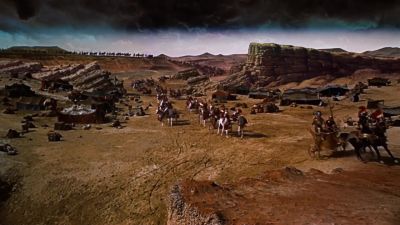 Chariots, halt! - The Ten Commandments