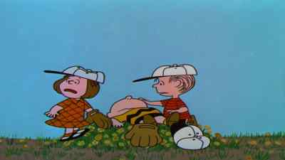 Charlie Brown got hit by a line drive - A Boy Named Charlie Brown