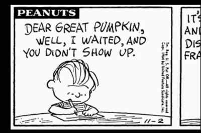 CHARLIE I got a rock - It's the Great Pumpkin, Charlie Brown
