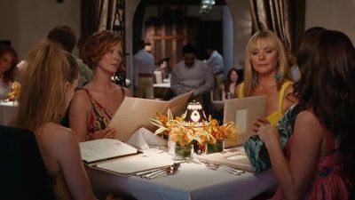 Charlotte has pudding in her Prada - Sex and the City