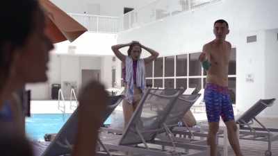 Chase down the pool guy.
Make sure he didn't put too much chlorine. - MerPeople