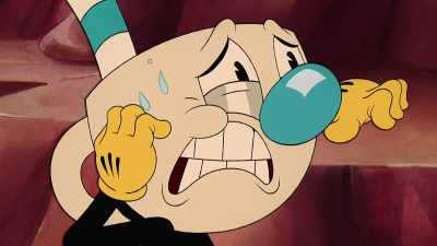 [chattering, groans] - The Cuphead Show!