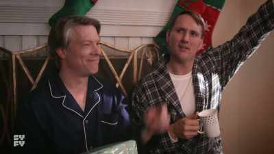 [chattering indistinct] - Santa Jaws