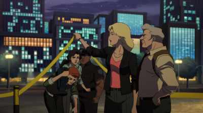 [chattering on radio] - The Death and Return of Superman