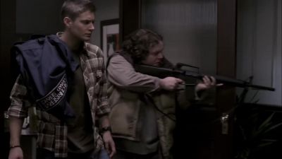 Check behind the desk. - Supernatural