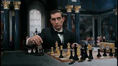 Check. Knight takes bishop. - From Russia with Love