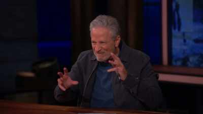 Check out this green
carbon footprint-type icon here. - The Problem With Jon Stewart