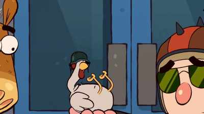 - Check yourself out, Scraggle.
You're looking pretty sharp. - It's Pony