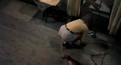 Check outside the windows. - Evil Dead II