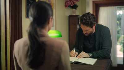 "Check room for towels
before Penny's arrival." - When Love Springs