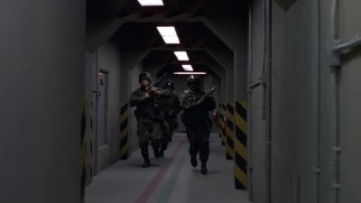 Checkpoints are being sealed.
Levels 3 through 28 are now offlimits. - Stargate SG-1