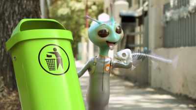 [cheerful exclaiming] - Alien TV