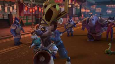 [cheerful music playing] - Samurai Rabbit: The Usagi Chronicles