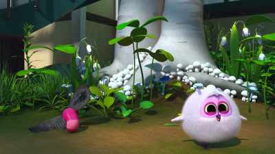[cheerful music] - Larva Family