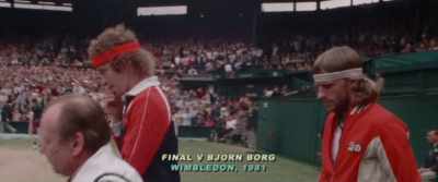 CHEERING AND APPLAUSE - McEnroe