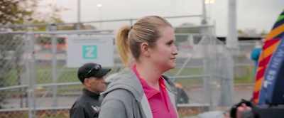 -[cheering]
-[chattering] - Brittany Runs a Marathon