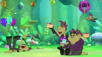 [cheering and laughter] - Trolls: The Beat Goes On!