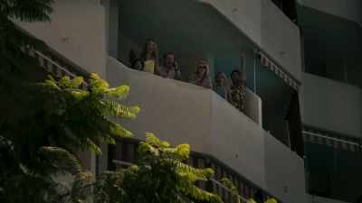 Cheering, laughter, whistling - No Return