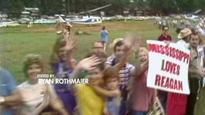 [cheering] - The Reagans