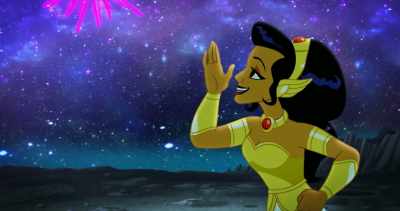 (cheering) - Legend of the Three Caballeros