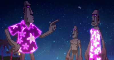 (cheering) - Legend of the Three Caballeros