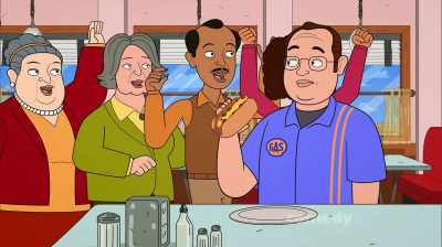 [cheering] - Corner Gas Animated