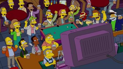 (cheering) - The Simpsons