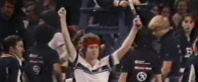 CHEERING - McEnroe