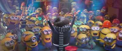 [cheering] - Minions: The Rise of Gru